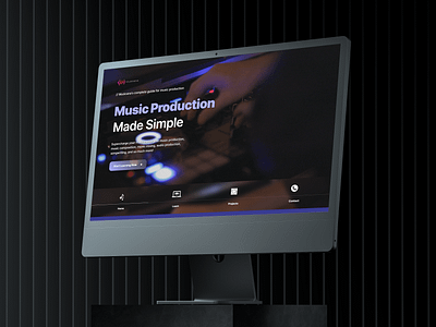 Case study #4 - Single Page | Musicana agency animation branding dark digitalmarketing education logo music onlinecourse page sections uiux website