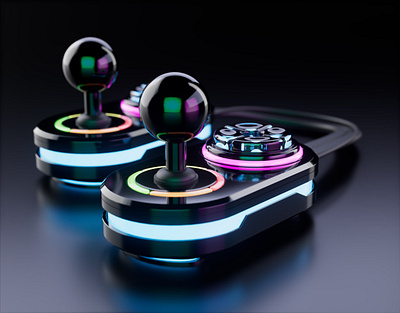 Arcade Joystick 3d