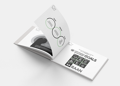 Brochure design for a climate-tech firm b2b branding brochure business development graphic design presentation