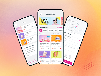 Beauty Cosmetics Ecommerce App Official UI Design II affinity design app app design app ui beauty app beauty ui branding clean ui cosmetics design ecommerce graphic design illustration modern product design trend ui uidesign user interface uxdesign