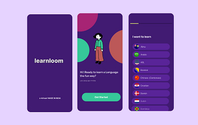 Language Learning App 😎🤗 branding design graphic design illustration logo motion graphics onboarding ui ux