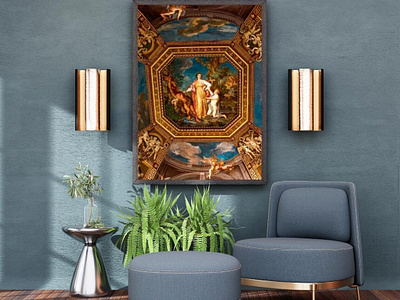 Renaissance Wall Art Printable Wall Art Collection: Digital Art oil painting frame