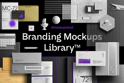 Branding Mockups Library brochure