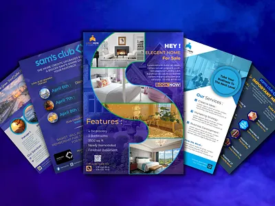 I will design creative flyer for corporate,real estate medical a business flyer corporate flyer flyer flyer design real estate flyer real estate flyer for instagram