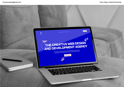 Landing Page Design - Agency design graphic design illustration landing page typography ui ux