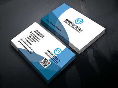 A Modern Professional Business Card Design | New | Blue brand branding business business card card creative design graphic design identity logo marketing modern printing professional stationary vector