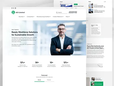 Minimal Corporate Website Design minimal website