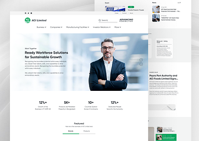 Minimal Corporate Website Design minimal website