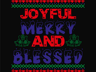 Joyful merry and blessed