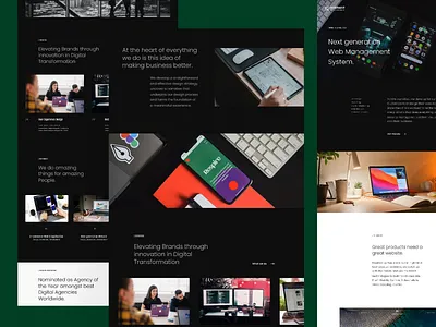 Digital Agency Website company website corporate landing page corporate website dashboard digital agency landing page software company ui ui design ux design website