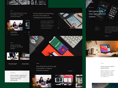 Digital Agency Website company website corporate landing page corporate website dashboard digital agency landing page software company ui ui design ux design website