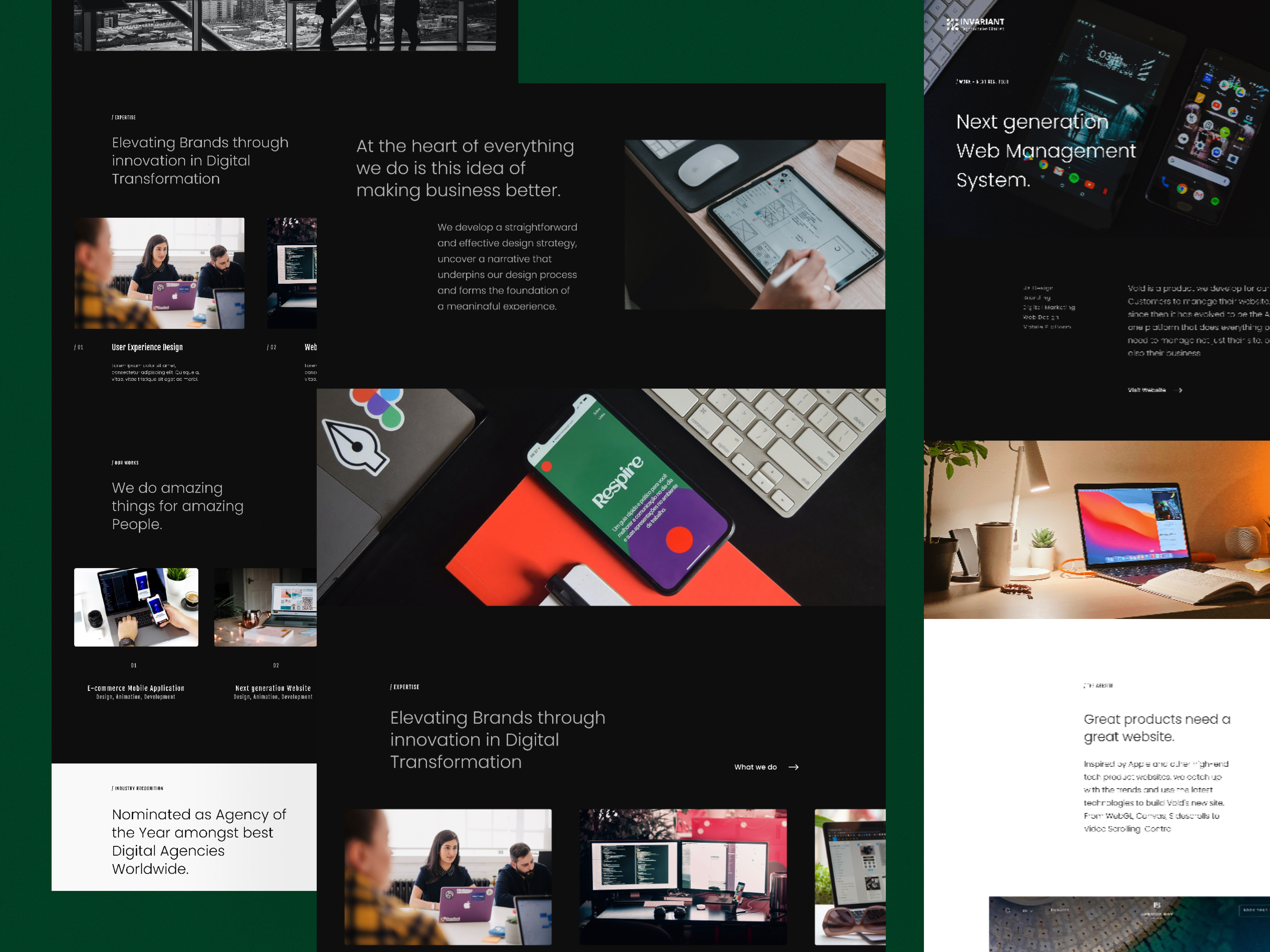 Example of Website UI/UX Design