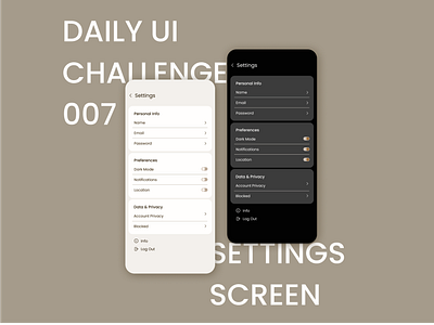 Daily UI Challenge - 007 appdesign dailyui design interface productdesign ui uiux uiuxdesign ux uxdesign