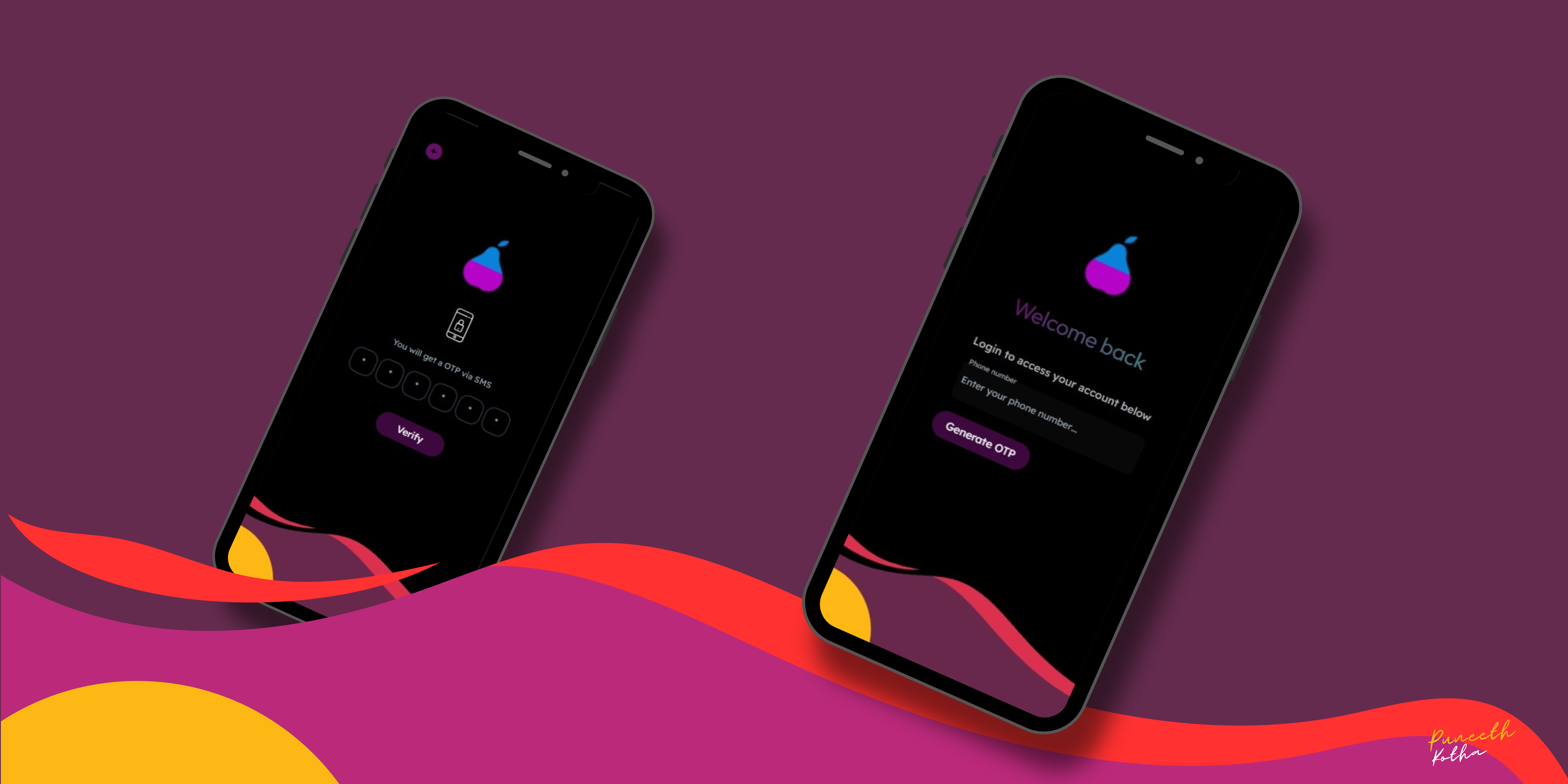 Peach UI app branding design graphic design illustration logo ui ux