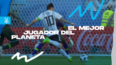 El mejor Jugador del planeta afa animation argentina credits futbol graphic design messi motion graphics mundial