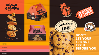 Cookies Branding brand branding design graphic design illustration logo typography