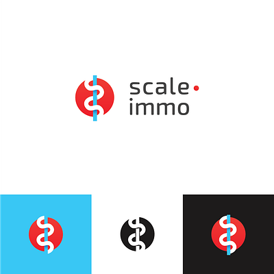 Scale Immo adobe adobe illustrator brand identity branding design illustration illustrator logo software ui