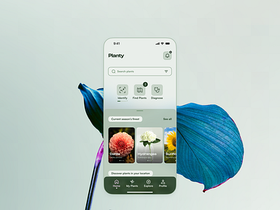 Planty app design design figma mobile app plant app ui user experience user interface ux ui design