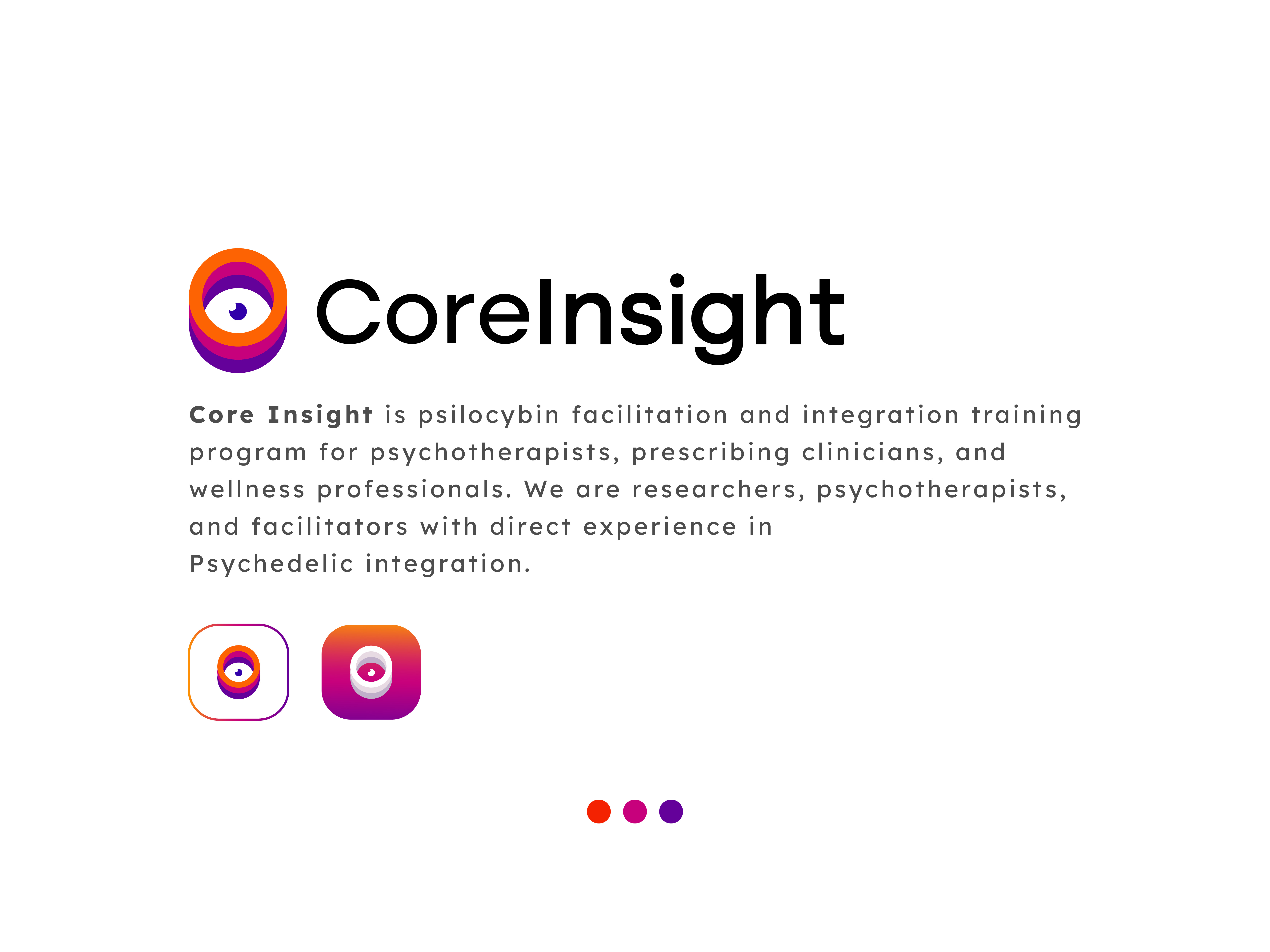 psychedelic logo, branding design brand identity branding design education eye icon insight logo logo design logodesign logos program psilocybin psychedelic psychotherapists