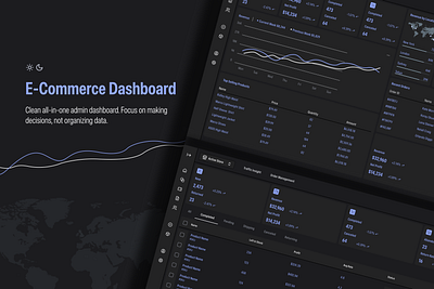 E-Commerce Dashboard admin dashboard admin panel aesthetic website design b2b landing page design business tracker business website clean modern web design dark theme ecommerce platform dashboard template dashboard ui ecommerce platform website ecommerce store ecommerce ux ui ecommerce website financial metrics dashboard product page react web design responsive web design sales funnel sales page