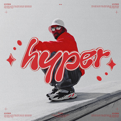 HYPER - RENDER DESIGNED BY @a.ziamo 2000 3d aesthetic album cover blender branding c4d coverart design graphic design hyper illustration logo octane photoshop render typography ui vector y2k