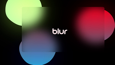 Blur animation design graphic design motion graphics vector
