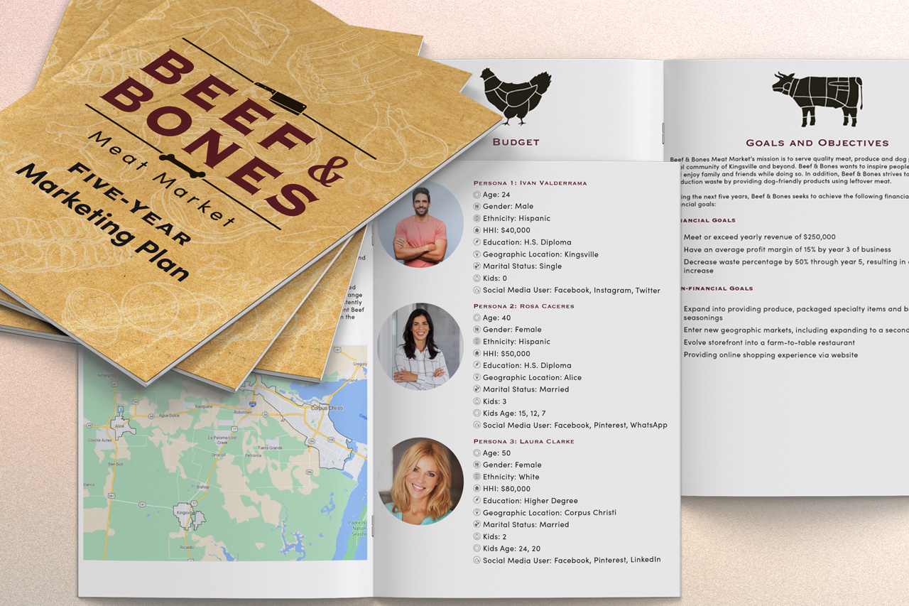 Beef & Bones Meat Market by Monty Ortiz on Dribbble