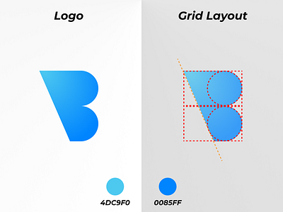 [2023] 008: Dynamic "B" Logotype branding design k10398 logo vector