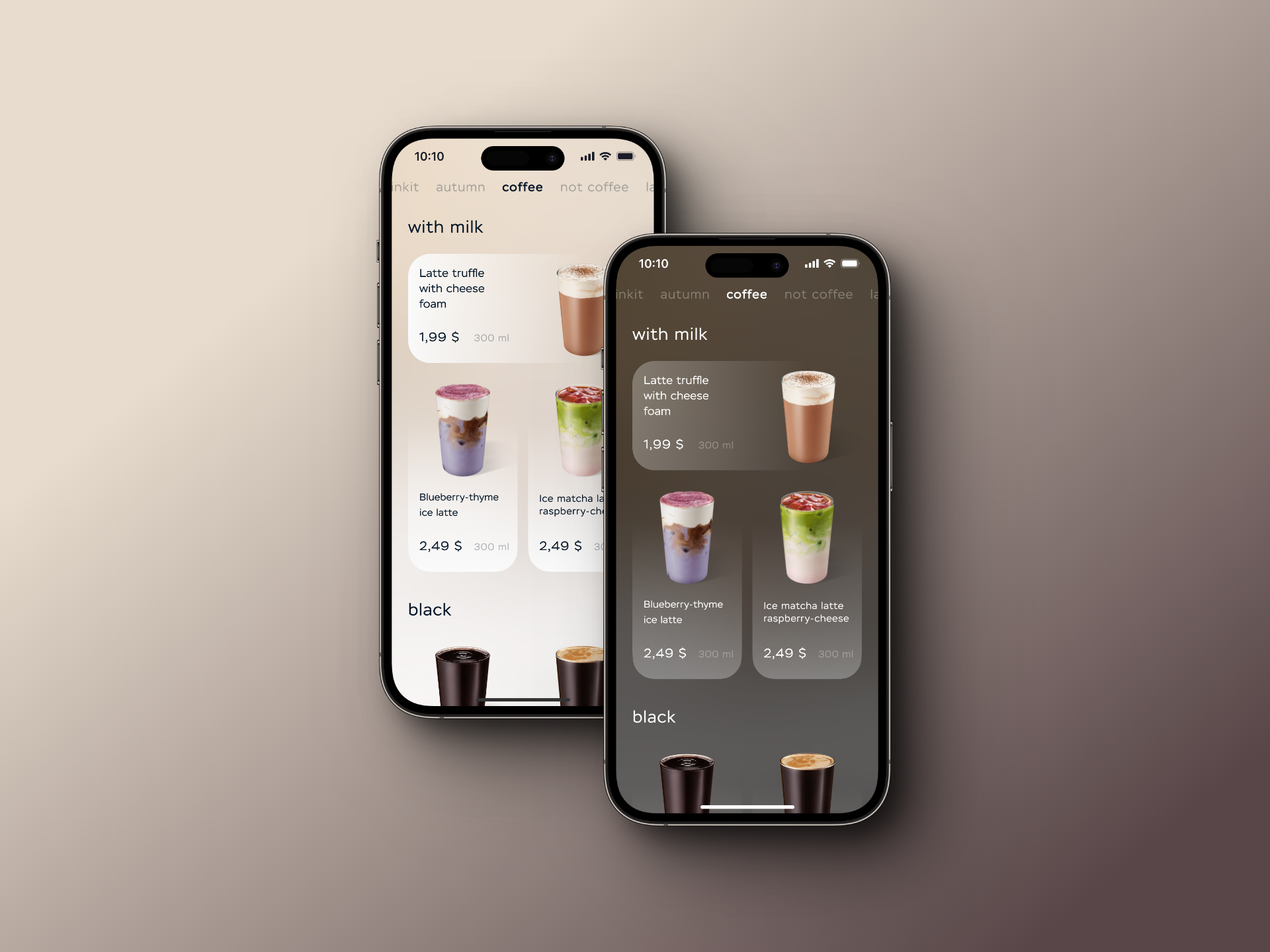 DRINKIT Coffee shop application by Antonio Grueso on Dribbble
