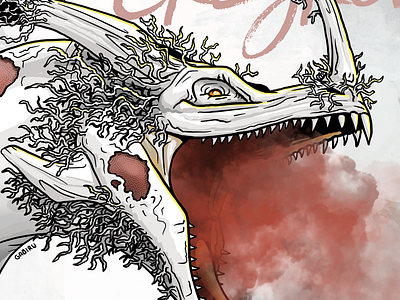 Elden Dragons digital art dragon elden ring illustration
