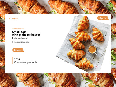 Bakery app UI / Home page application design figma figmawebsite graphic design ui ux website