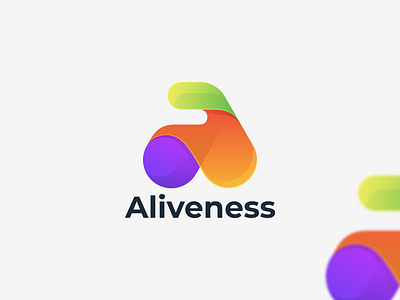 Aliveness a design logo a logo branding design graphic design icon logo vector