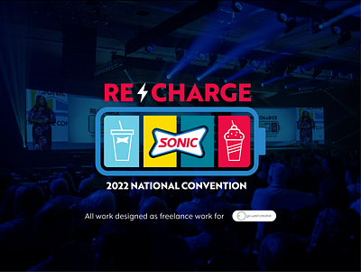 SONIC 2022 National Convention Logo and buildout brand collateral branding design designart graphic design logo vector