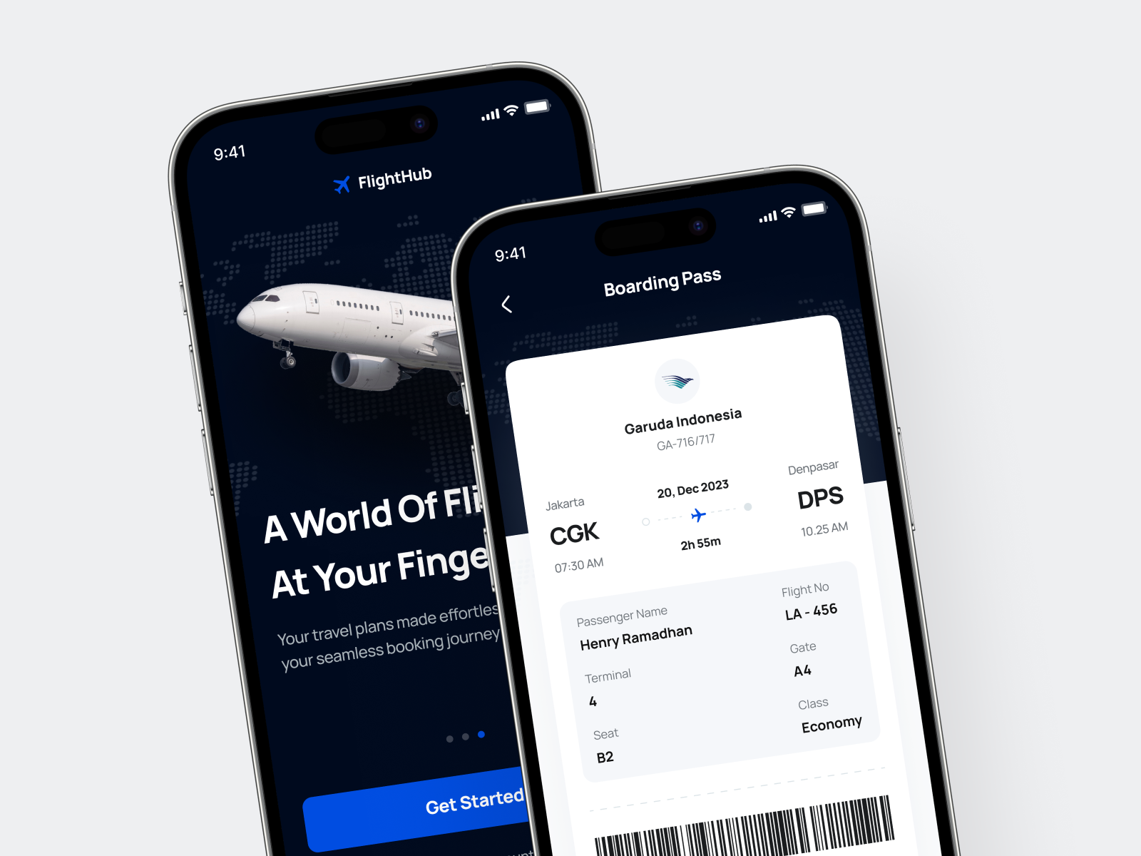 FlightHub Flight Booking App by Abimanyu Manusakerti for On Point