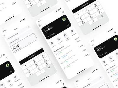 Banking App app design mobile app ui ui ux uiu user interface