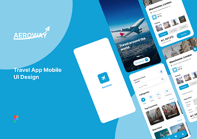 Travel App Mobile UI Design mobile ui travel app traveling booking app ui