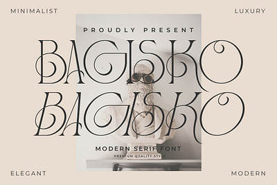 BAGISKO Modern Serif Font app branding design graphic design illustration logo typography ui ux vector