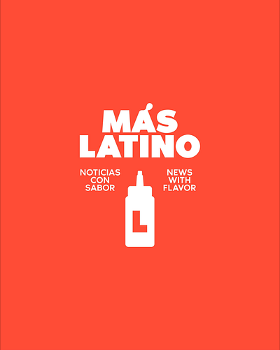 MÁS LATINO animation brand branding design graphic design icon illustration logo logotype motion graphics news salsa