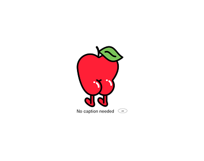 Sexy apple apple charachter characterdesign design fruit graphic design illustration manzana sexy vector