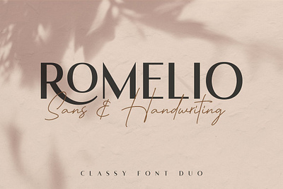 Romelio - Font Duo app branding design graphic design illustration logo typography ui ux vector