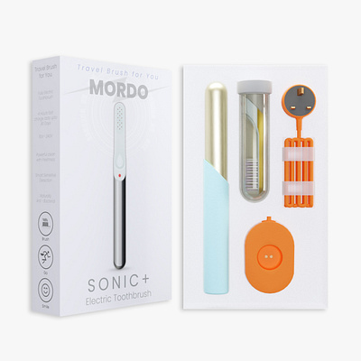 Electric toothbrush Product and Packaging Design 3d modeling adobe illustrator brand identity branding graphic design illustration package design product design