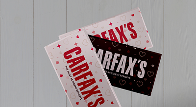 CARFAX Valentine's Day design graphic design logo package design typography valentines day