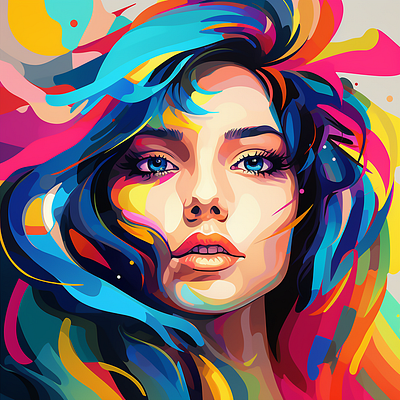 Colorful by Ahmar Mansoor art beautiful color colorful design illustration