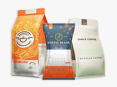 Coffee Pouch Packaging design and 3D modeling 3d modeling adobe adobe illustrator blender brand identity branding coffee design graphic design illustration logo package package design rendering