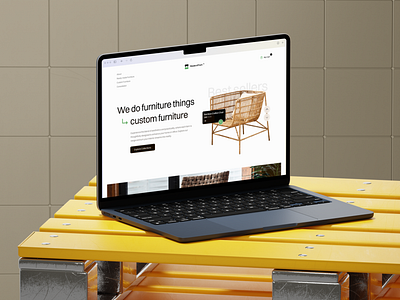 Furniture E-Commerce Exploration design furniture interior landing page ui web website