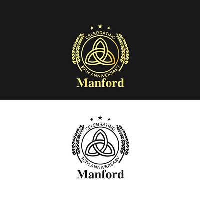 Manford 30th Anniversary Logo Design logo