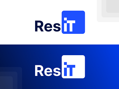Logotipo Resit design front end development frontend landing design logo logoinspirations logos logotipo logotype sitio web ui