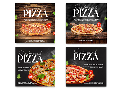 FIZZA | Social Media Advertising Design ads design advertising banner banner design creative ads digital ads design fast food food banner food poster manipulation pizza pizza advertising pizza banner poster design social media design social media post