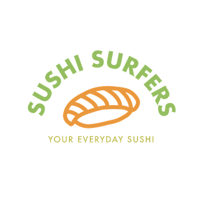 Sushi Surfers branding kit branding graphic design illustration logo