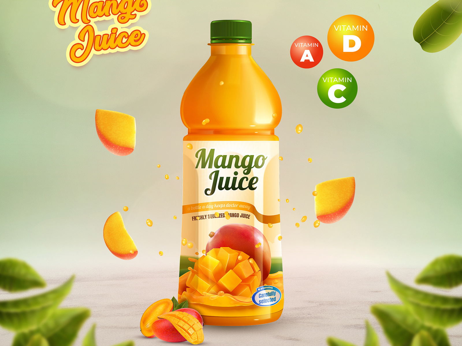 mango juice flyer by tiwsdesign on Dribbble